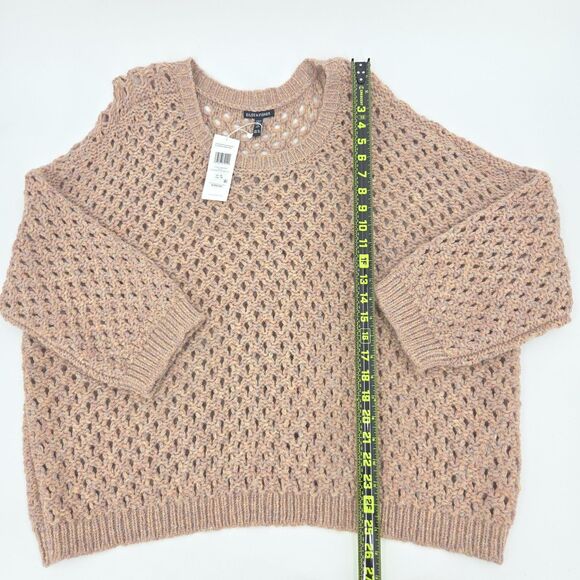 Eileen Fisher Peruvian Alpaca Sweater Womens Size XL Pink Fall Holiday Oversized - Picture 5 of 7